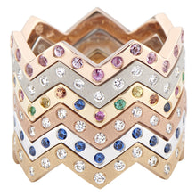 Load image into Gallery viewer, Lucia Diamond Stacking Bands
