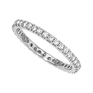 Platinum Diamond Eternity Band with .54ct Total Weight - from Holsten Jewelers