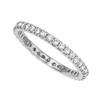 Platinum Diamond Eternity Band with .54ct Total Weight - from Holsten Jewelers