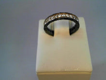 Load image into Gallery viewer, 18k Yellow Gold/ Black Rhodium Diamond Eternity Band
