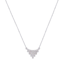 Load image into Gallery viewer, Sterling Silver Bezel Set CZ Pendant - from Holsten Jewelers

