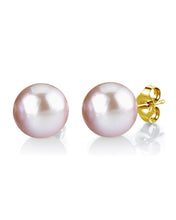 Load image into Gallery viewer, 6MM Pink Fresh Water Pearl Stud Earrings
