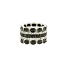 Load image into Gallery viewer, Frieda Rothman Industrial Finish 5-Stack Ring - from Holsten Jewelers
