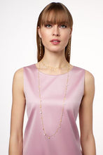 Load image into Gallery viewer, Frieda Rothman Fleur Bloom Empire Gold and Pave Short Chain Necklace - from Holsten Jewelers
