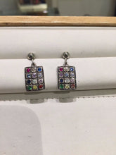 Load image into Gallery viewer, Hoshen Stones Earrings 12 Tribes Israel Bible Priestly Breastplate - from Holsten Jewelers
