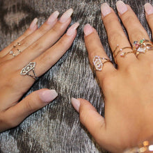 Load image into Gallery viewer, Gianna Chevron Ring with Diamonds
