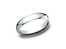 Load image into Gallery viewer, 14k White Gold 4mm Comfort Fit Wedding Band - from Holsten Jewelers
