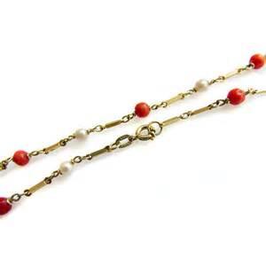 Red Enamel Ball Ankle Bracelet - from Holsten Jewelers