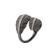 Load image into Gallery viewer, Feather Bypass Ring - from Holsten Jewelers
