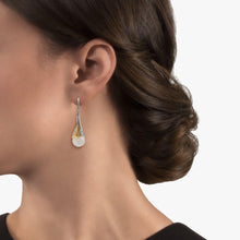 Load image into Gallery viewer, Michael Aram Sterling and 18k Yellow Gold Butterfly Gingko Leaf Drop Earrings - from Holsten Jewelers
