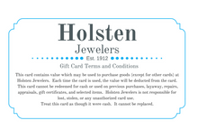 Load image into Gallery viewer, Gift Card - from Holsten Jewelers
