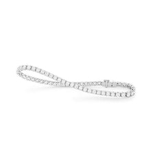 Load image into Gallery viewer, 14K White Gold 4 Prong Diamond Tennis Bracelet

