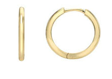 Load image into Gallery viewer, 14k Yellow Gold Large Huggie Earrings
