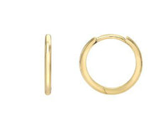 Load image into Gallery viewer, 14k Yellow Gold Medium Huggie Earrings

