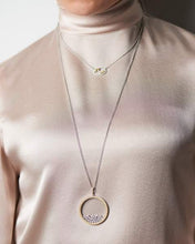 Load image into Gallery viewer, Frieda Rothman Fleur Bloom Open Pendant Necklace - from Holsten Jewelers
