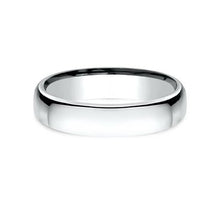 Load image into Gallery viewer, 14k White Gold  4.5mm Comfort Fit Wedding Band - from Holsten Jewelers
