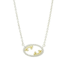 Load image into Gallery viewer, Frieda Rothman Fleur Bloom Open Pendant Necklace - from Holsten Jewelers
