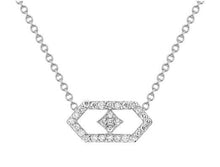 Load image into Gallery viewer, Gianna Petite Chevron Diamond Pendant
