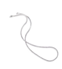 Load image into Gallery viewer, 14k White Gold Diamond Riviera  Necklace - from Holsten Jewelers
