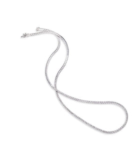 14k White Gold Diamond Riviera  Necklace - from Holsten Jewelers