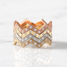 Load image into Gallery viewer, Lucia Diamond Stacking Bands
