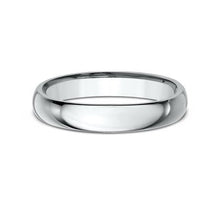 Load image into Gallery viewer, 14k White Gold 4mm Comfort Fit Wedding Band - from Holsten Jewelers
