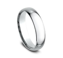 Load image into Gallery viewer, 14k White Gold  5mm Comfort Fit Wedding Band Size 8 - from Holsten Jewelers
