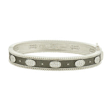 Load image into Gallery viewer, Frieda Rothman Stack This! Oval Eternity Hinged Bangle - from Holsten Jewelers
