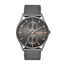 Load image into Gallery viewer, Holst Gray Steel-Mesh Multifunction Watch - from Holsten Jewelers
