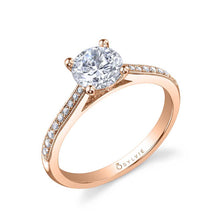 Load image into Gallery viewer, 14k White Gold Diamond Engagement Ring (center stone not included)
