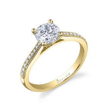 Load image into Gallery viewer, 14k White Gold Diamond Engagement Ring (center stone not included)
