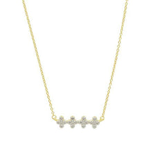 Load image into Gallery viewer, Frieda Rothman Clover Bar Pendant Necklace - from Holsten Jewelers
