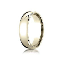 Load image into Gallery viewer, 14k Yellow Gold 6mm Comfort Fit Milgrain Edge Wedding Band Size 9 - from Holsten Jewelers
