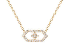 Load image into Gallery viewer, Gianna Petite Chevron Diamond Pendant
