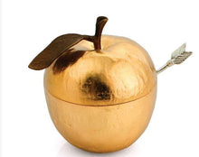 Load image into Gallery viewer, Apple Honey Pot with Spoon
