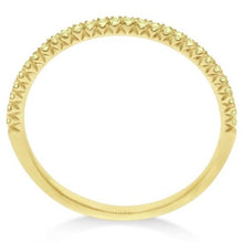 Load image into Gallery viewer, 18k Yellow Gold Yellow Diamond Stackable Ring - from Holsten Jewelers
