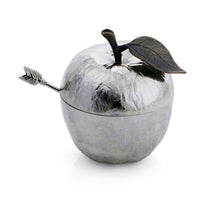 Load image into Gallery viewer, Apple Honey Pot with Spoon - from Holsten Jewelers
