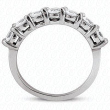 Load image into Gallery viewer, 14kt White Gold Shared Prong Diamond Wedding Band - from Holsten Jewelers
